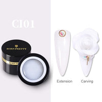 BORN PRETTY Metallic Gel Nail Polish Flower Painting Carving Gel Soak Off UV LED Polish Nail Art Gel Varnish Wire Spider Gel