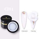 BORN PRETTY Metallic Gel Nail Polish Flower Painting Carving Gel Soak Off UV LED Polish Nail Art Gel Varnish Wire Spider Gel