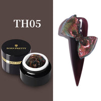 BORN PRETTY Metallic Gel Nail Polish Flower Painting Carving Gel Soak Off UV LED Polish Nail Art Gel Varnish Wire Spider Gel