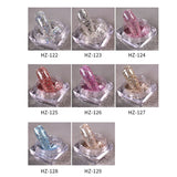 Nail Art DIY New Hot Platinum Powder 3D Mixed 8 Color Nail Dust Sets Glitter Siliver Sequins Flakes Manicure Decoration