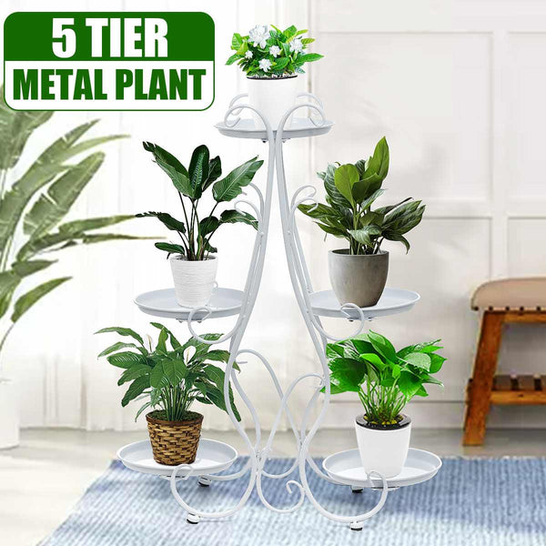 Multi-layer Floor Flower Stand Plant Shelves Balcony Living Room Interior Modern Decoration Floor Standing Flower Shelf Storage