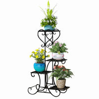 Multi-layer Floor Flower Stand Plant Shelves Balcony Living Room Interior Modern Decoration Floor Standing Flower Shelf Storage