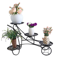 Multi-layer Floor Flower Stand Plant Shelves Balcony Living Room Interior Modern Decoration Floor Standing Flower Shelf Storage