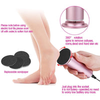 Electric pedicure machine professional Foot Care File Heels Remove Dead Skin Callus Remover Feet Clean Care Machine Sandpaper