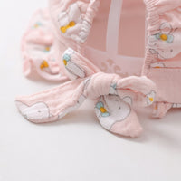 Newborn Baby Hat Cute Rabbit Bow Thin Cotton hat Baby Hat Breathable Sun Hat