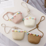 Summer Fashion Children's Sun Hat Straw Hat Girl Princess Bag Sandal Hat Thin Girl Cute Breathable Baby Accessories