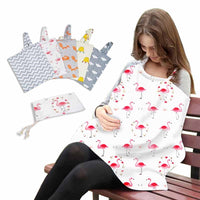 Mother Cotton breastfeeding clothes for outings Anti-glare Baby Feeding nursing clothes shawl postpartum nursing towel