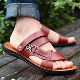 Men's New Summer Men's Open-toed Sandals Fashion Trend Beach Shoes Slippers Men's Sandals Mens Sandals Summer  Leather Sandals