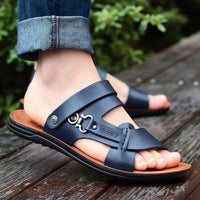 Men's New Summer Men's Open-toed Sandals Fashion Trend Beach Shoes Slippers Men's Sandals Mens Sandals Summer  Leather Sandals