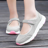 Women Sneakers Fashion Breathable Mesh Casual Shoes Zapatos De Mujer Plataforma Flat Shoes Women Work Shoes Comfortable for Work