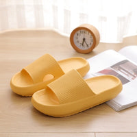 Women Thick Platform Slippers Summer Fashion EVA Soft Sole Beach Slide Sandals Men Couple's Indoor Bathroom Anti-Slip Shoes Home