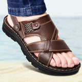 Sandals Men Summer Shoes Breathable Fashion Sandals Shoes Slides Outdoor Slippers Soft Sandals
