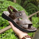 Sandals Men Summer Shoes Breathable Fashion Sandals Shoes Slides Outdoor Slippers Soft Sandals