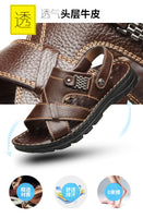 Sandals Men Summer Shoes Breathable Fashion Sandals Shoes Slides Outdoor Slippers Soft Sandals