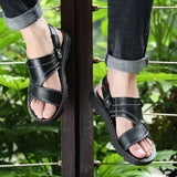 Sandals Men Summer Shoes Breathable Fashion Sandals Shoes Slides Outdoor Slippers Soft Sandals