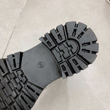 Breathable Mesh Summer Ankle Boots for Women Fashion Black Beige Zip Lace Up Casual Shoes Woman Flat Platform Cool Boots