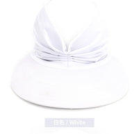 New Hat Spring Summer Female Sun Hat Female UV Resistant Elastic Top Empty Cap Ponytail Hat Visor Hat Beach Hat Women