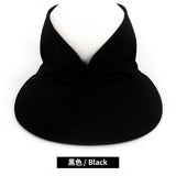 New Hat Spring Summer Female Sun Hat Female UV Resistant Elastic Top Empty Cap Ponytail Hat Visor Hat Beach Hat Women