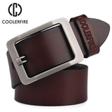 High quality men's genuine leather belt designer belts men luxury strap male belts for men fashion vintage pin buckle for jeans