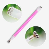 Nail Art Magnet Stick Cat Eyes Double Headed Magnet for Nail Gel Polish 3D Line Strip Effect Strong Magnetic Pen Tools