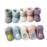 Winter Thick Terry Baby Socks Warm Newborn Cotton Boys Girls Cute Toddler Socks Baby Accessories